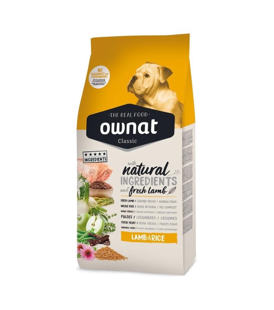 Foto 1 OWNAT CLASSIC LAMB&RICE (DOG) - CORDERO Y ARROZ 12KG